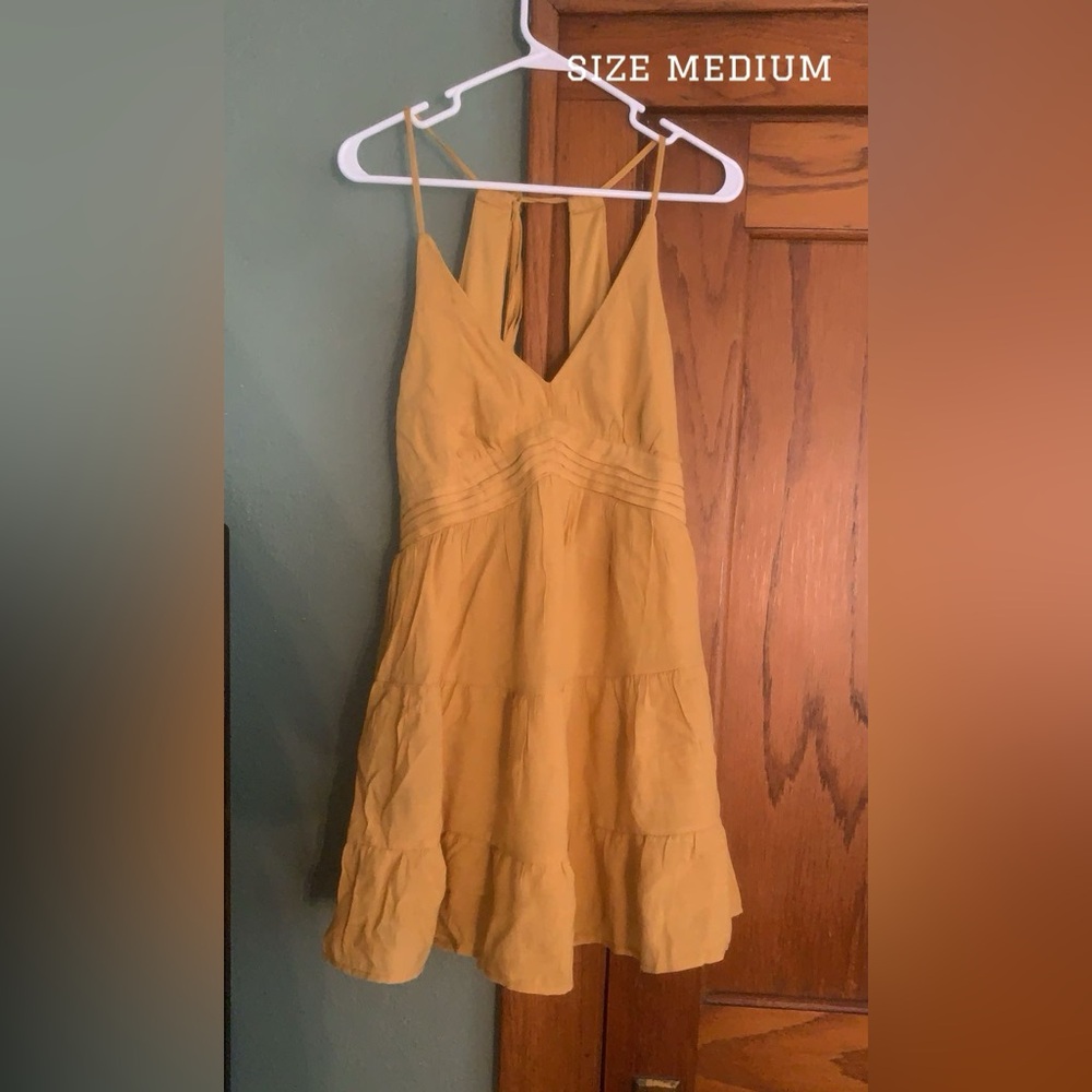 Mustard dress